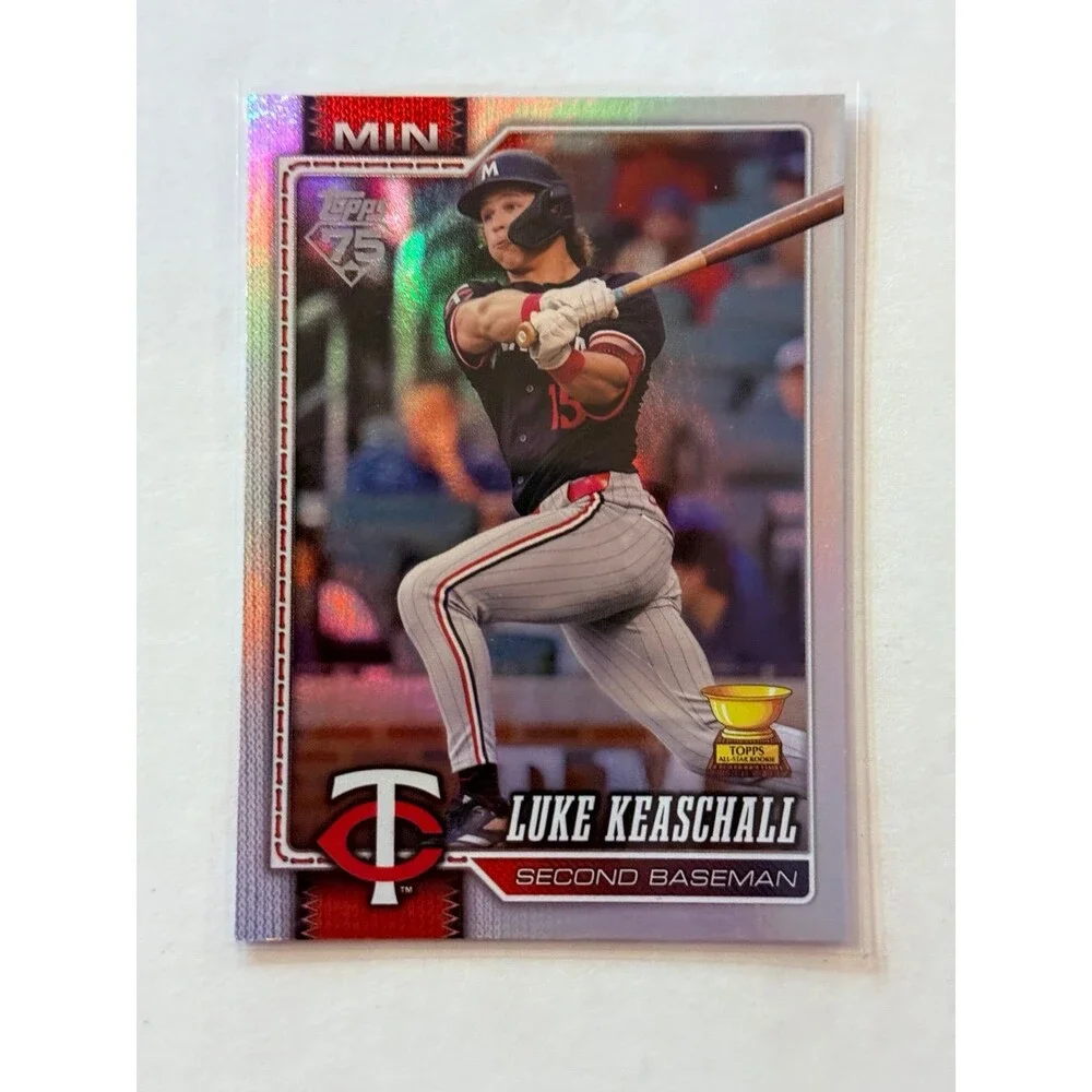2026 Topps Series 1 Foilboard #3 Luke Keaschall Twins Gold Cup